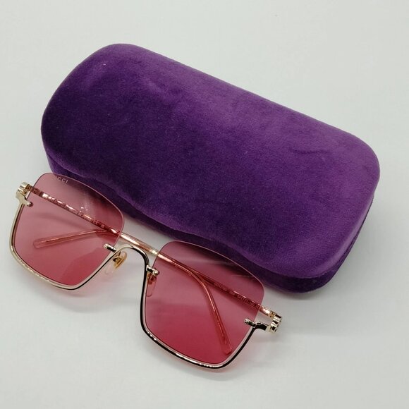 Gucci Sunglasses GG1279S Women's Gold mon-334-092225 - Picture 9 of 9